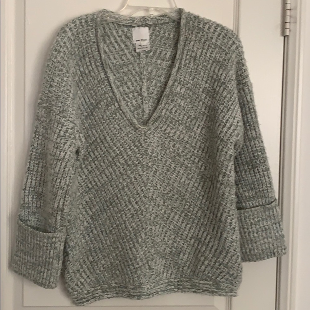 Deep V neck sweater